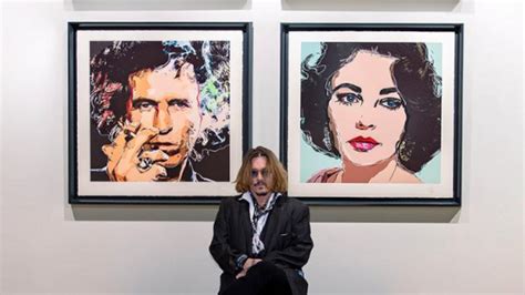 Johnny Depp on his first exhibition in New York: 'Art has always .